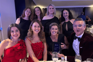 A photo of the BCA Team at the 2026 Memcom Awards